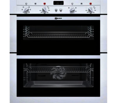 Neff U17M42W3GB Electric Built-under Double Oven - White